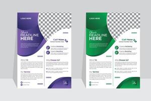 Well flyer design, Creative methods for better business vector