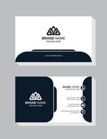 For business, Creative modern business card and name card horizontal simple clean template vector