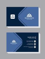 For your corporate business, Corporate business card simple design creative color visiting card template. vector