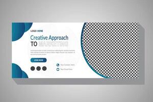 Social media cover design for mobile or computer use, Social media cover template vector