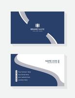 For your corporate business, Modern and Clean Double-Sided Business Card Template, Professional Template. vector