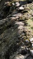 close up of rocky stones formation video