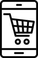 Online Shopping Icon Design vector