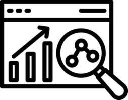 Data Analytics Icon Design vector