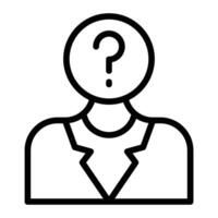Missing Line Icon Design vector