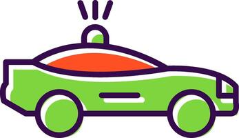 Car filled Design Icon vector