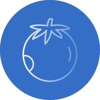 Tomatoes Flat Bubble Icon vector