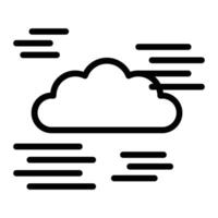 Fog Line Icon Design vector