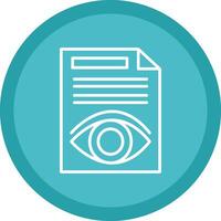 Document Line Multi Circle Icon vector