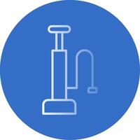 Air Pump Flat Bubble Icon vector