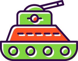 tanque lleno diseño icono vector