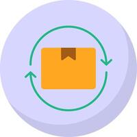 Lifecycle Flat Bubble Icon vector