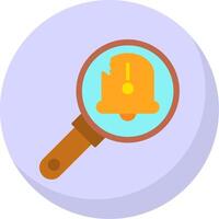 Fault Flat Bubble Icon vector