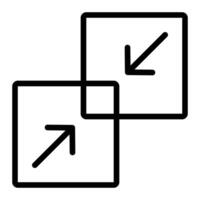 Combine Line Icon Design vector
