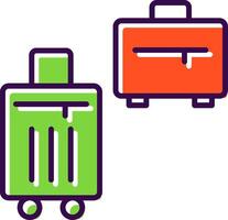 Bags filled Design Icon vector