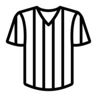 Referee Shirt Line Icon Design For Personal And Commercial Use vector