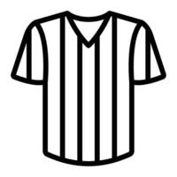 Referee Shirt Line Icon Design For Personal And Commercial Use vector