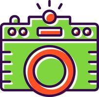 Photo filled Design Icon vector