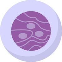 Planet Flat Bubble Icon vector