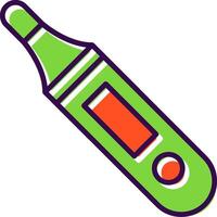 Thermometer filled Design Icon vector