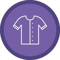 Shirt Line Multi Circle Icon vector