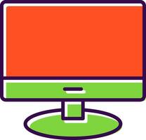 Lcd filled Design Icon vector