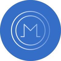 Monero Flat Bubble Icon vector