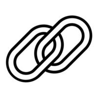 Link Line Icon Design vector