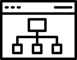 diseño de icono de mapa del sitio vector