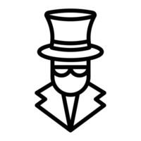 Fraud Line Icon Design vector