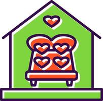 Home filled Design Icon vector