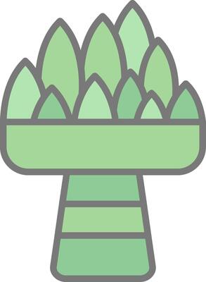 Artichoke Line Filled Light Icon