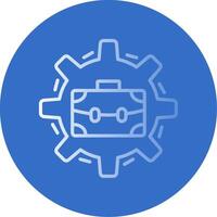 Software Development Flat Bubble Icon vector