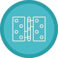 Hinge Line Multi Circle Icon vector