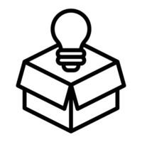 Product Line Icon Design vector