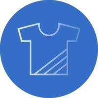 Tshirt Flat Bubble Icon vector