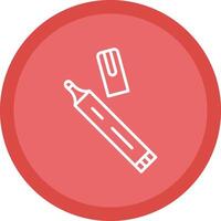 Pen Line Multi Circle Icon vector