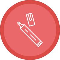 Pen Line Multi Circle Icon vector