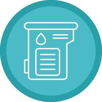 Cartridge Line Multi Circle Icon vector