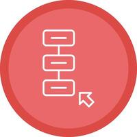 Tasks Line Multi Circle Icon vector