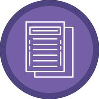 Task Line Multi Circle Icon vector