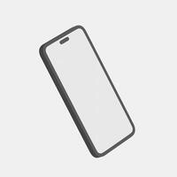 Clay phone mockup 3d render illustration photo