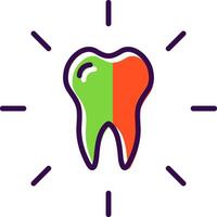 Dental Care filled Design Icon vector