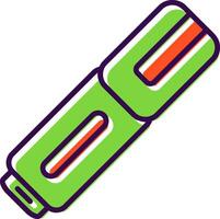 Highlighter filled Design Icon vector