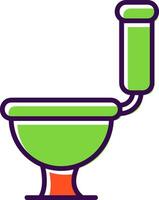 Toilet filled Design Icon vector