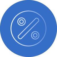 Divide Flat Bubble Icon vector