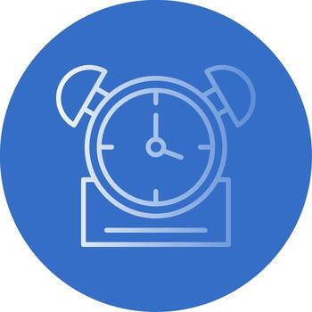Clock Flat Bubble Icon vector