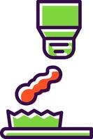 Tooth Brush filled Design Icon vector