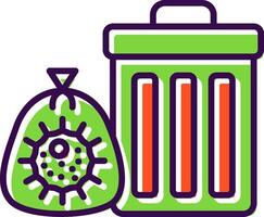 Trash filled Design Icon vector