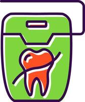 Floss filled Design Icon vector
